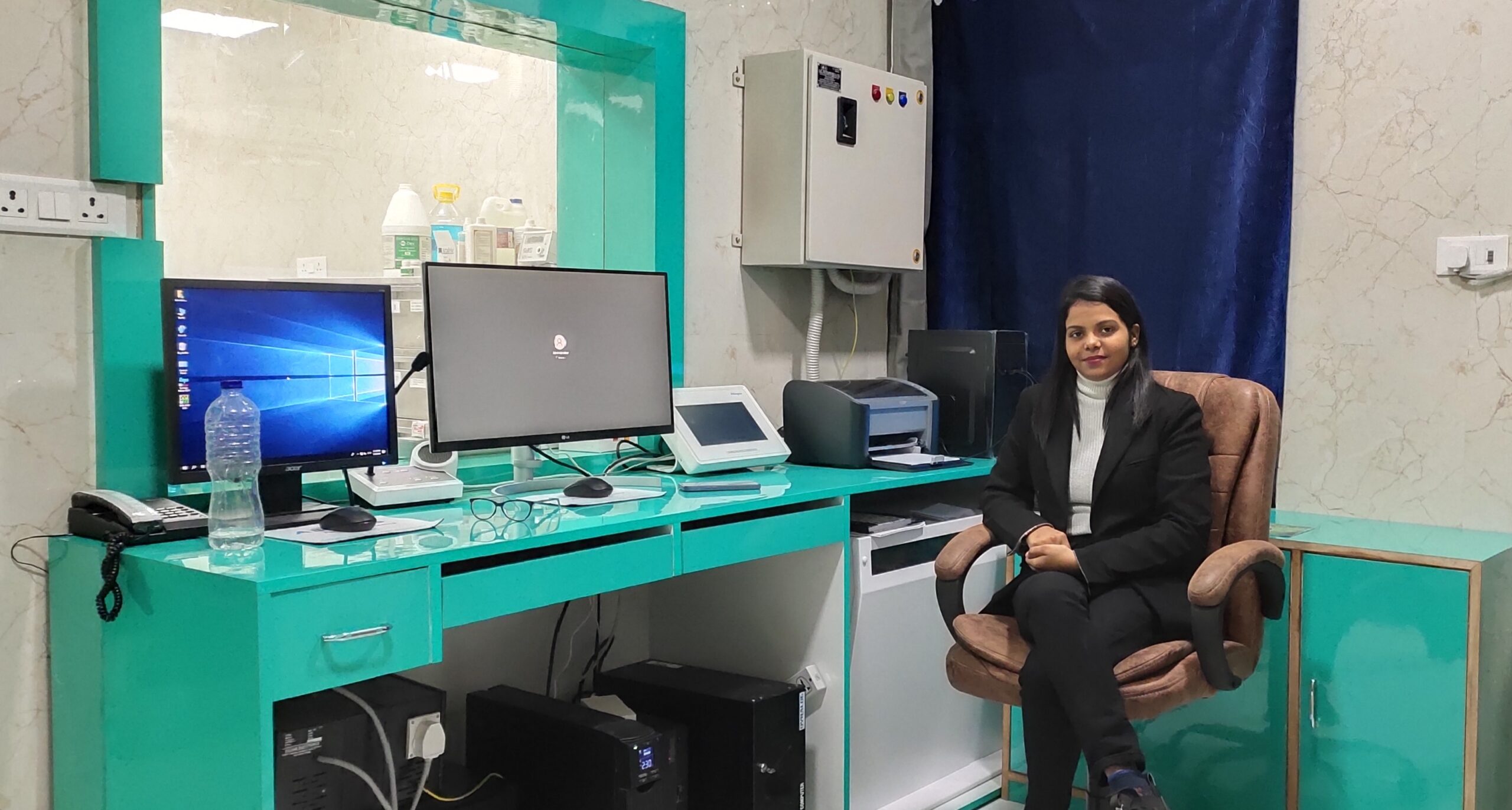 cath lab console room